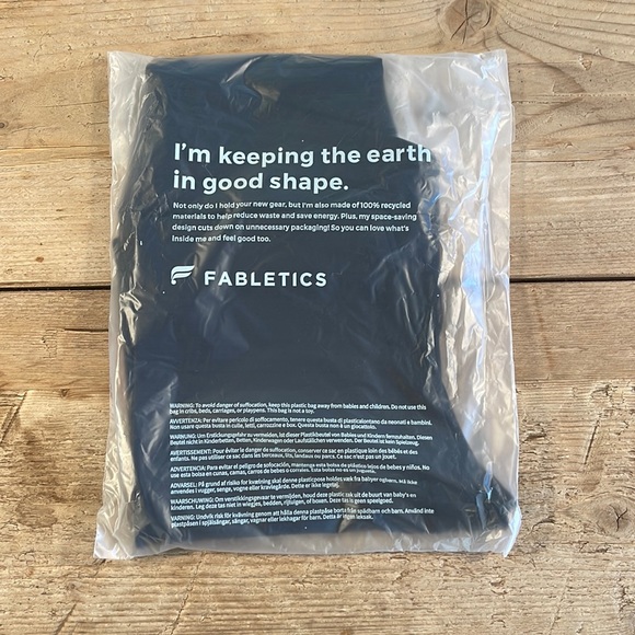 NWT- Fabletics PureLuxe High-Waisted Crossover 7/8 Leggings -BLACK (24”)- New! - Picture 8 of 13